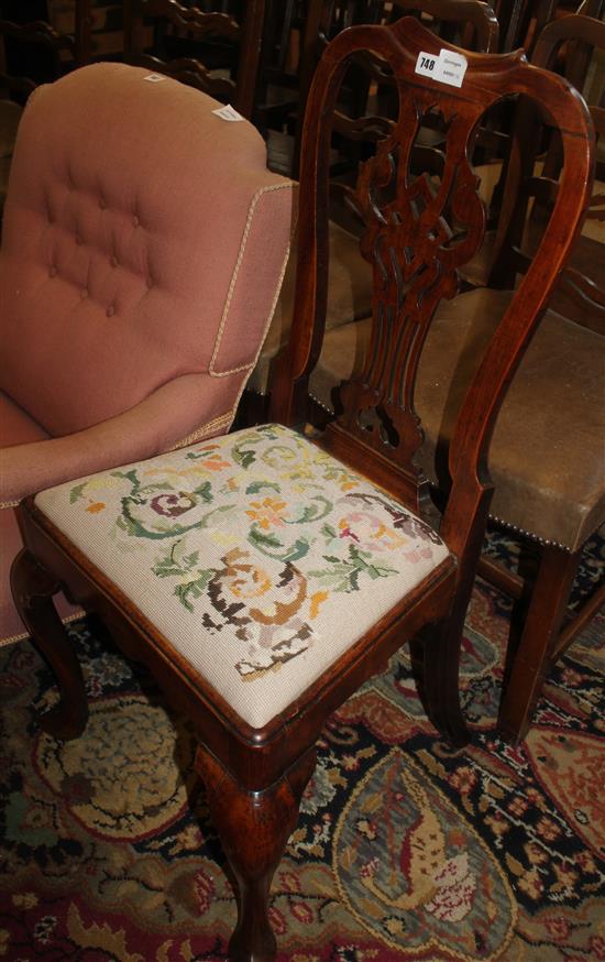 George I fruitwood dining chair